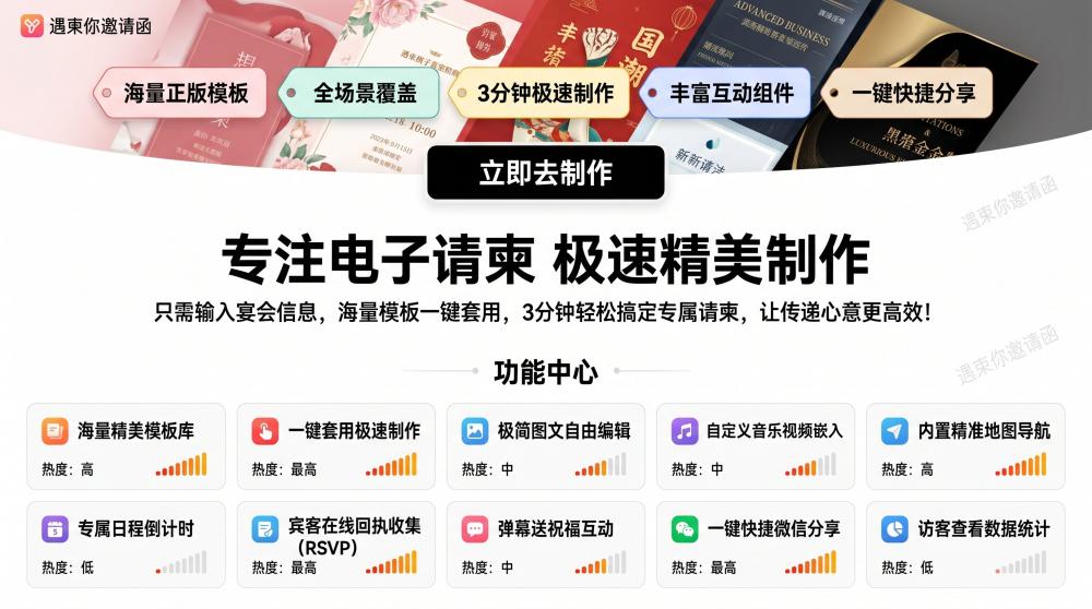 别再瞎排婚礼邀请函！3款智能工具自动优化，新手也能做出高级感